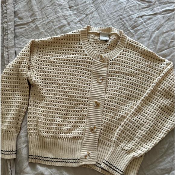 - Varley Kris Relaxed Fit Knit Jacket size M. Worn once. - Picture 1 of 8